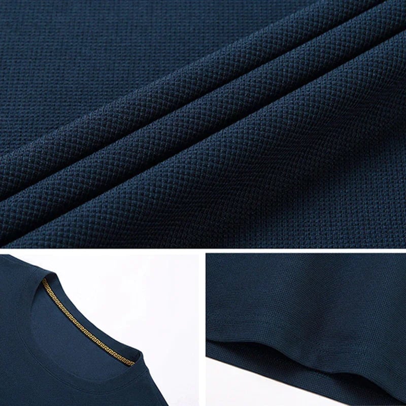 Camiseta de Punto Texturizado: Transpirable y Cómoda