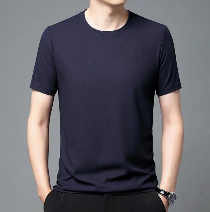 Camiseta de Punto Texturizado: Transpirable y Cómoda