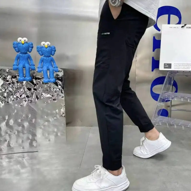 Calças cargo confortáveis com grande capacidade de armazenamento