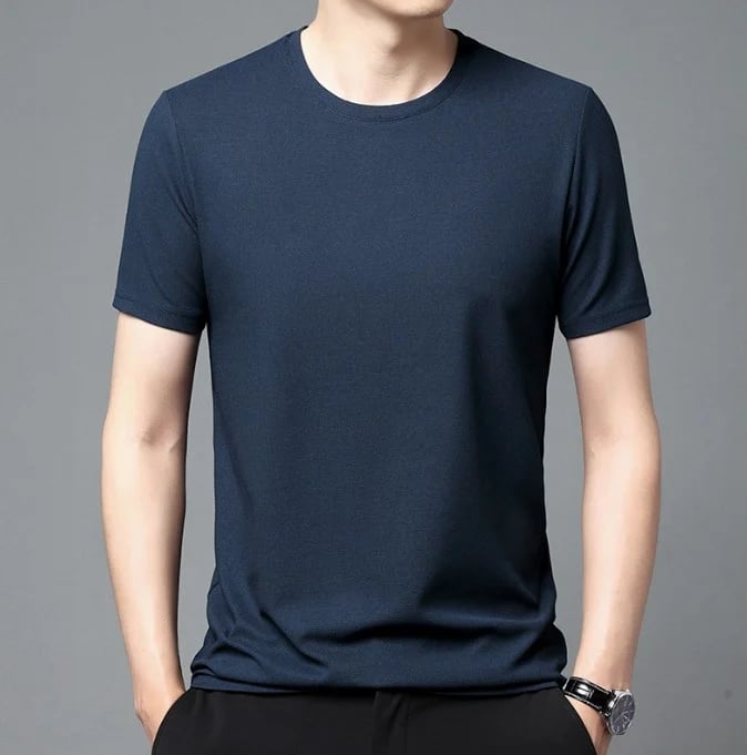 Camiseta de Punto Texturizado: Transpirable y Cómoda