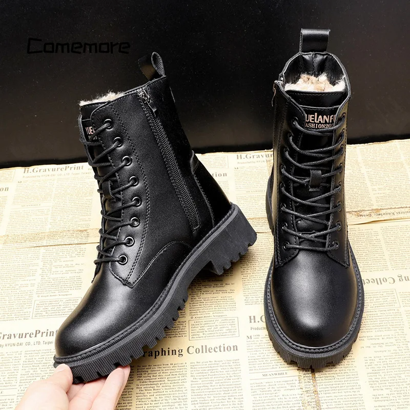HERA | Stylische schwarze Winterstiefel