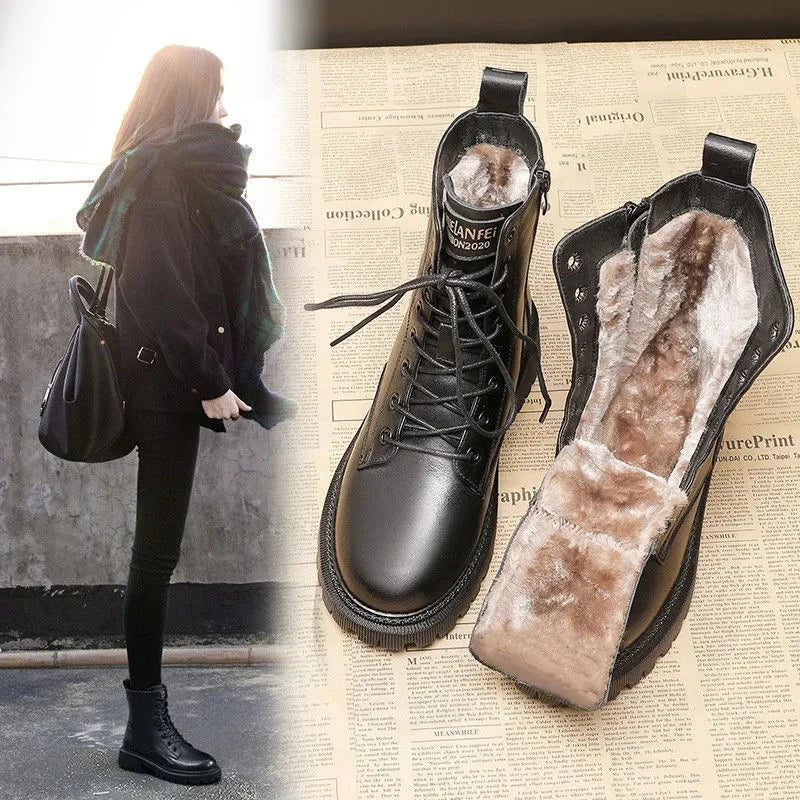HERA | Stylische schwarze Winterstiefel