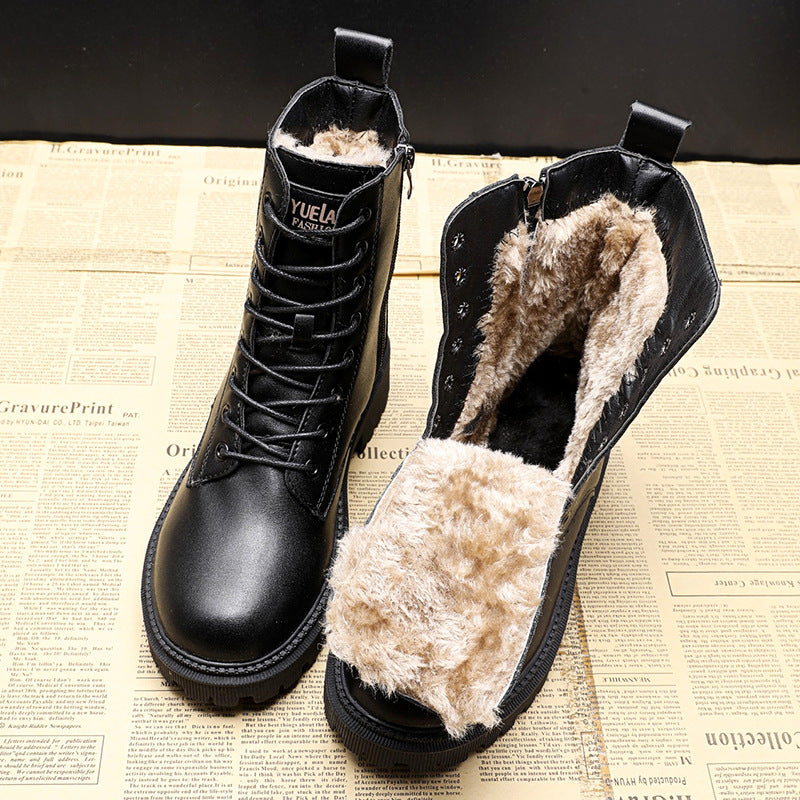 HERA | Stylische schwarze Winterstiefel