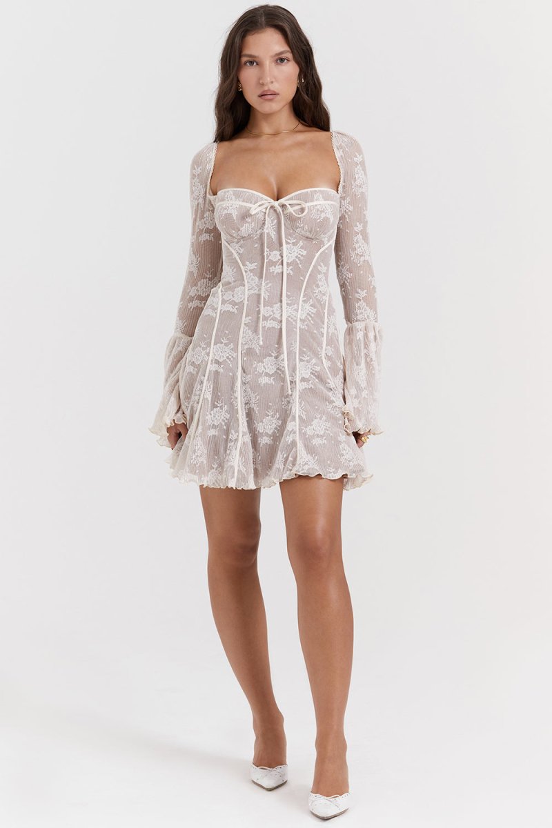 Vintage Spitzen-Corsettkleid für eine elegante Silhouette