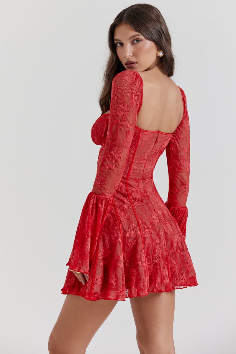 Vintage Spitzen-Corsettkleid für eine elegante Silhouette
