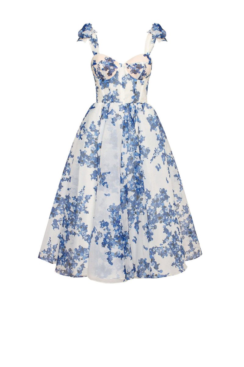 Elegante en comfortabele blauwe jurk voor elke gelegenheid