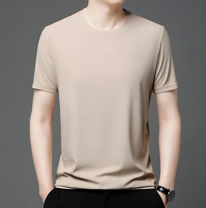 Camiseta de Punto Texturizado: Transpirable y Cómoda