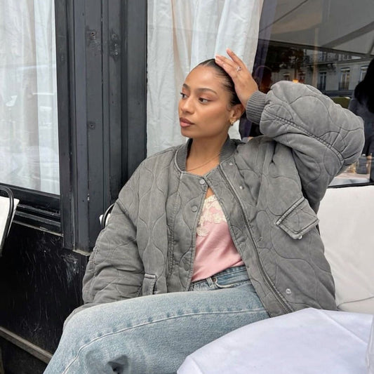 Casaco bomber Lucy – Alie estilo e conforto no dia a dia