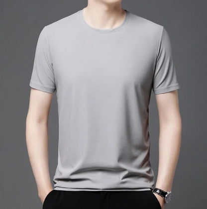 T-Shirt aus strukturiertem Material: Atmungsaktiv und bequem 