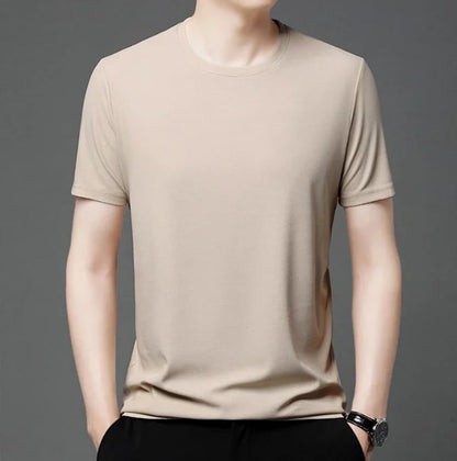 T-Shirt aus strukturiertem Material: Atmungsaktiv und bequem 